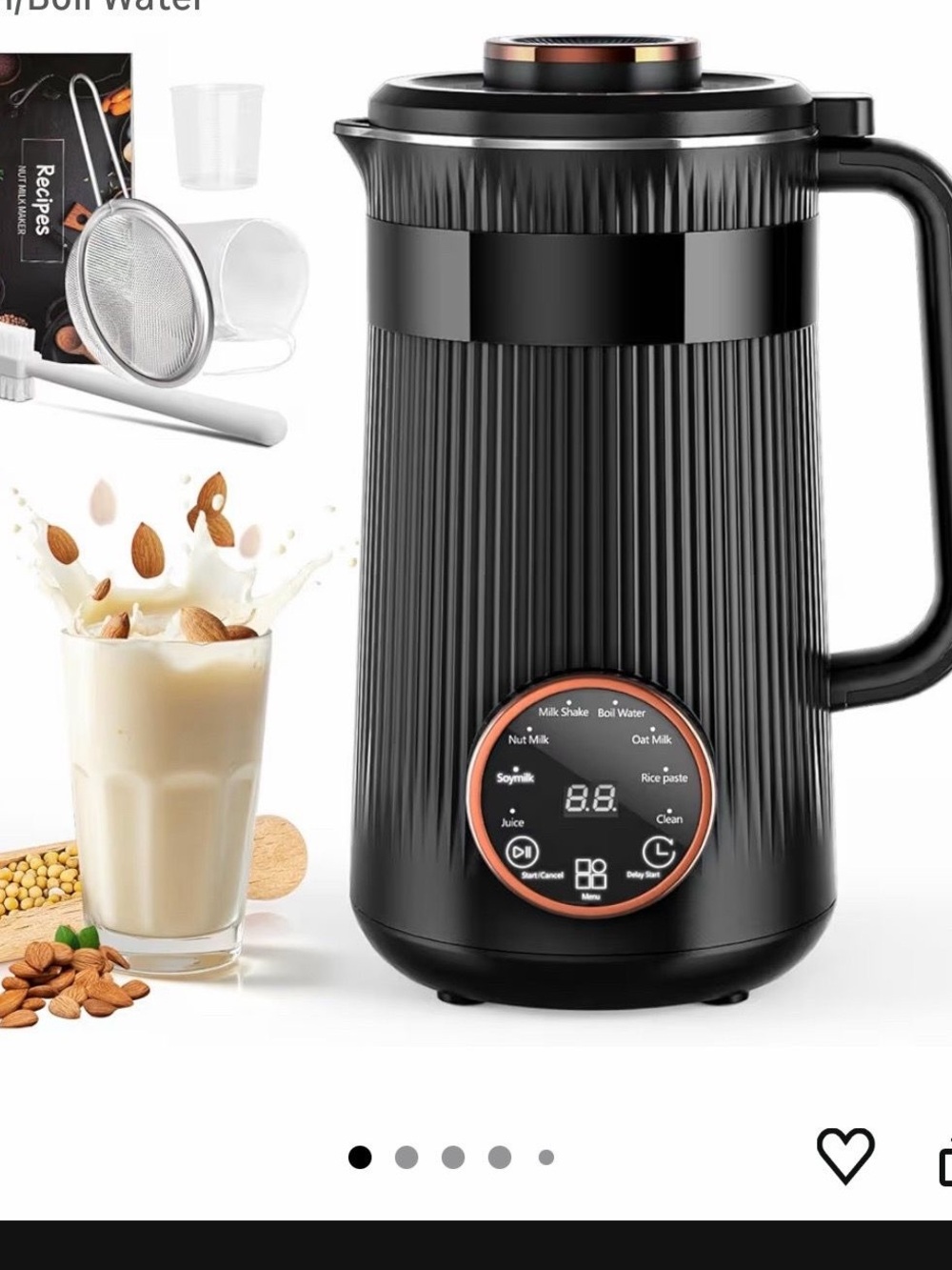 Nut Milk Maker - Black